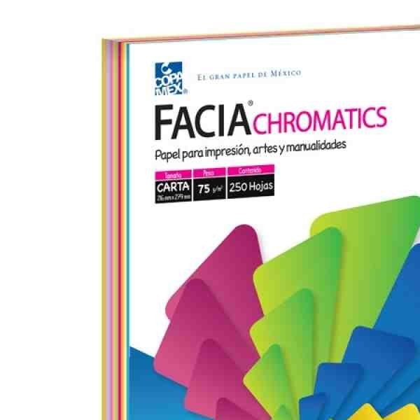 PAPEL BOND FLUOR.- PASTEL CTA. MIX FACIA 75G.PAQ.C250H.20